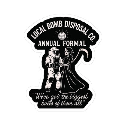 K-Factor Supply Co Bomb Disposal Formal Sticker 3" × 3"
