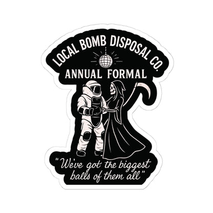 K-Factor Supply Co Bomb Disposal Formal Sticker 6" × 6"