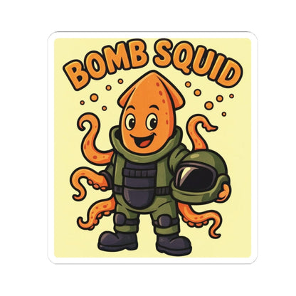 K-Factor Supply Co Bomb Squid Sticker 3" × 3"