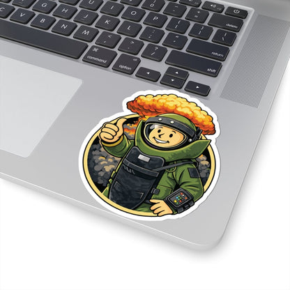 K-Factor Supply Co Bomb Suit Boy Sticker