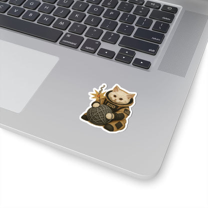 K-Factor Supply Co Bomb Suit Kitten - Angora Sticker