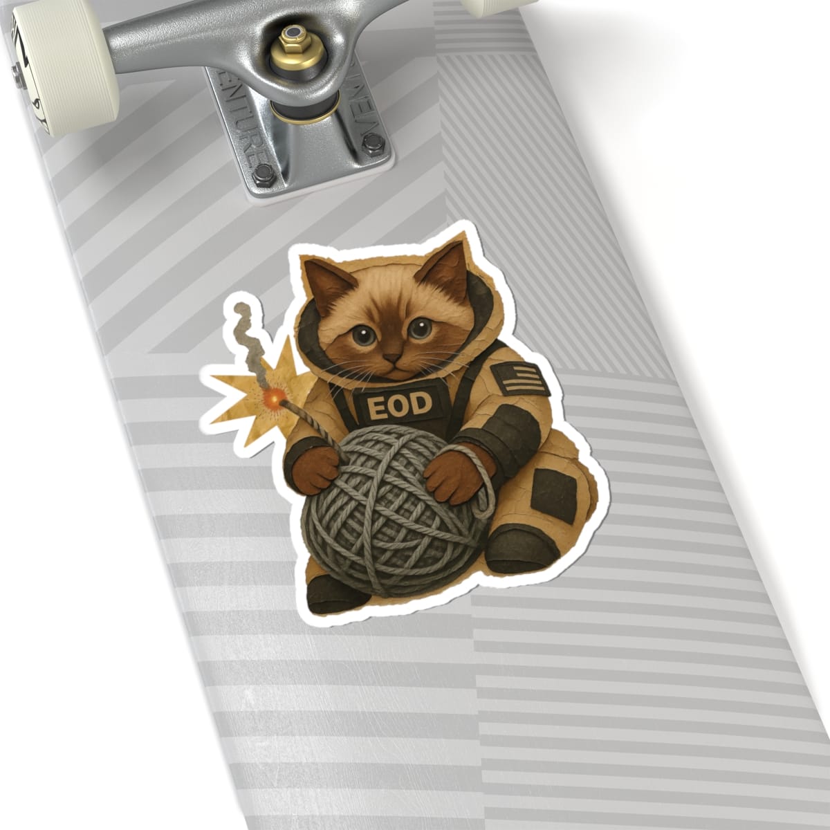 K-Factor Supply Co Bomb Suit Kitten - Siamese Sticker