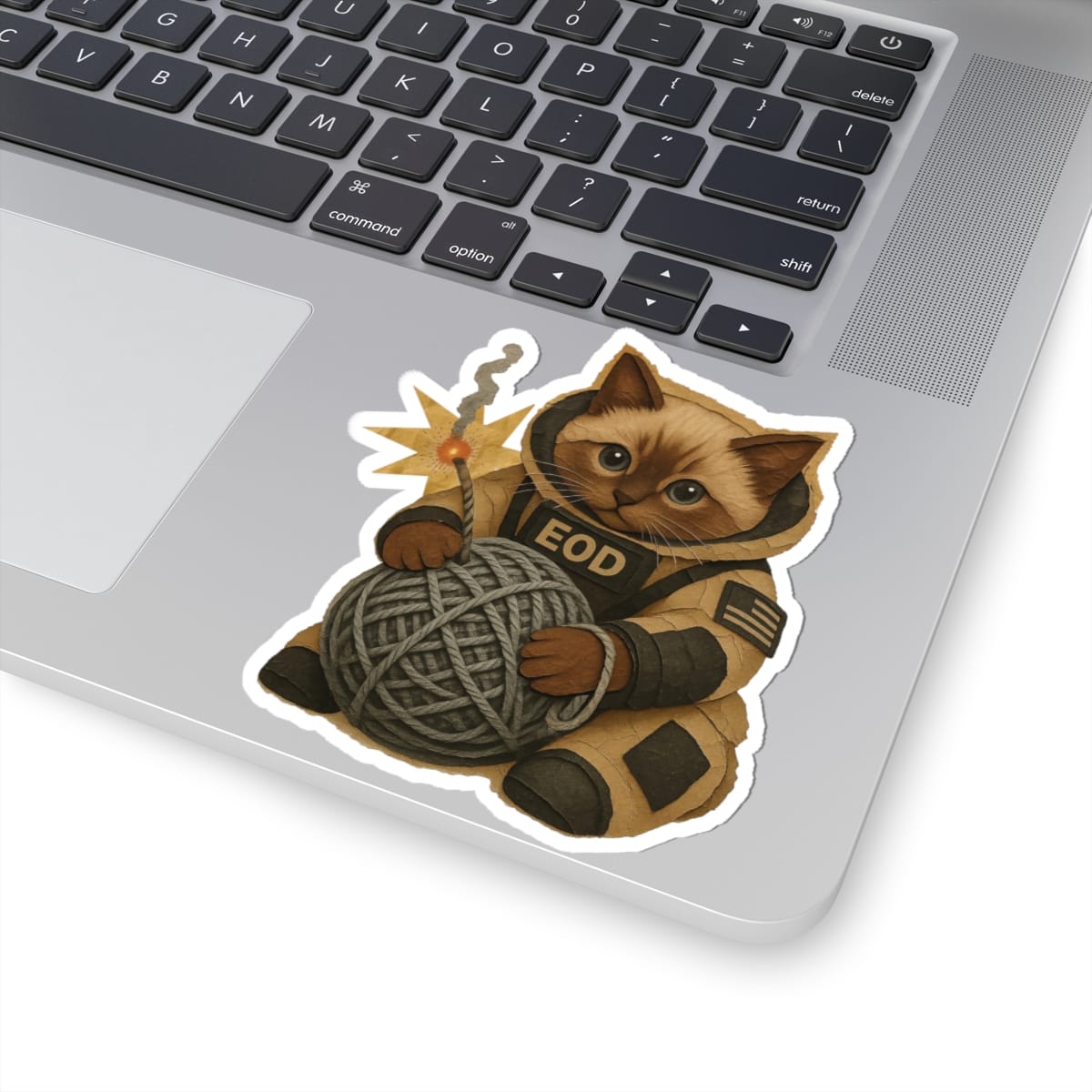 K-Factor Supply Co Bomb Suit Kitten - Siamese Sticker