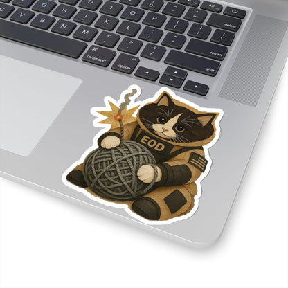 K-Factor Supply Co Bomb Suit Kitten - Tuxedo Sticker