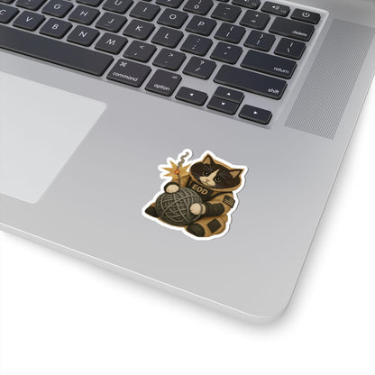K-Factor Supply Co Bomb Suit Kitten - Tuxedo Sticker