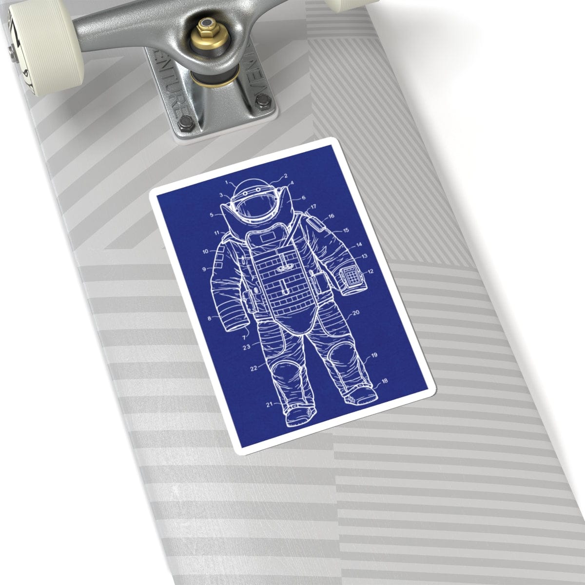 K-Factor Supply Co Bomb Suit (Patent Drawing) Sticker