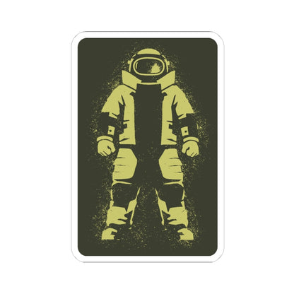 K-Factor Supply Co Bomb Suit Stencil Sticker 4" × 4"