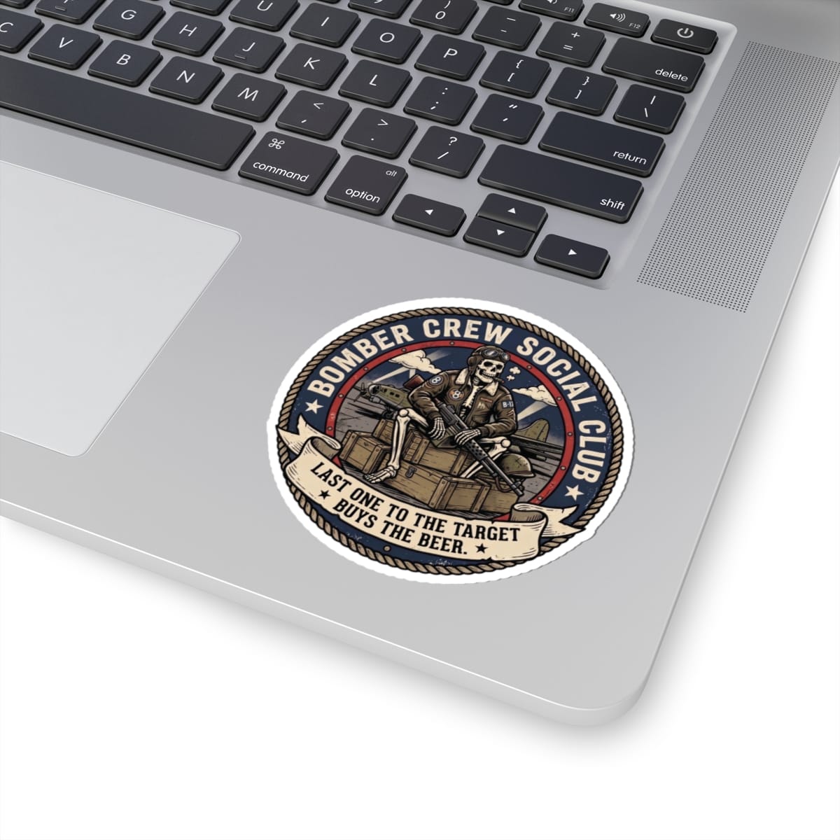 K-Factor Supply Co Bomber Crew Social Club Sticker