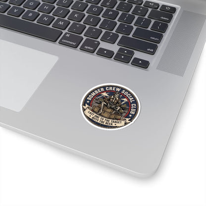 K-Factor Supply Co Bomber Crew Social Club Sticker