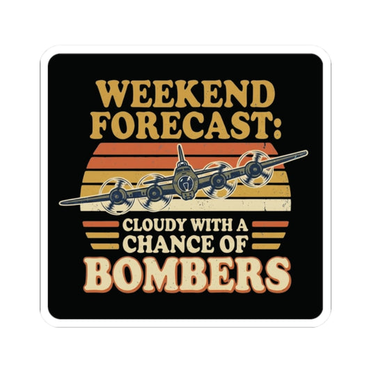 K-Factor Supply Co Bomber Forecast Sticker 2" × 2"