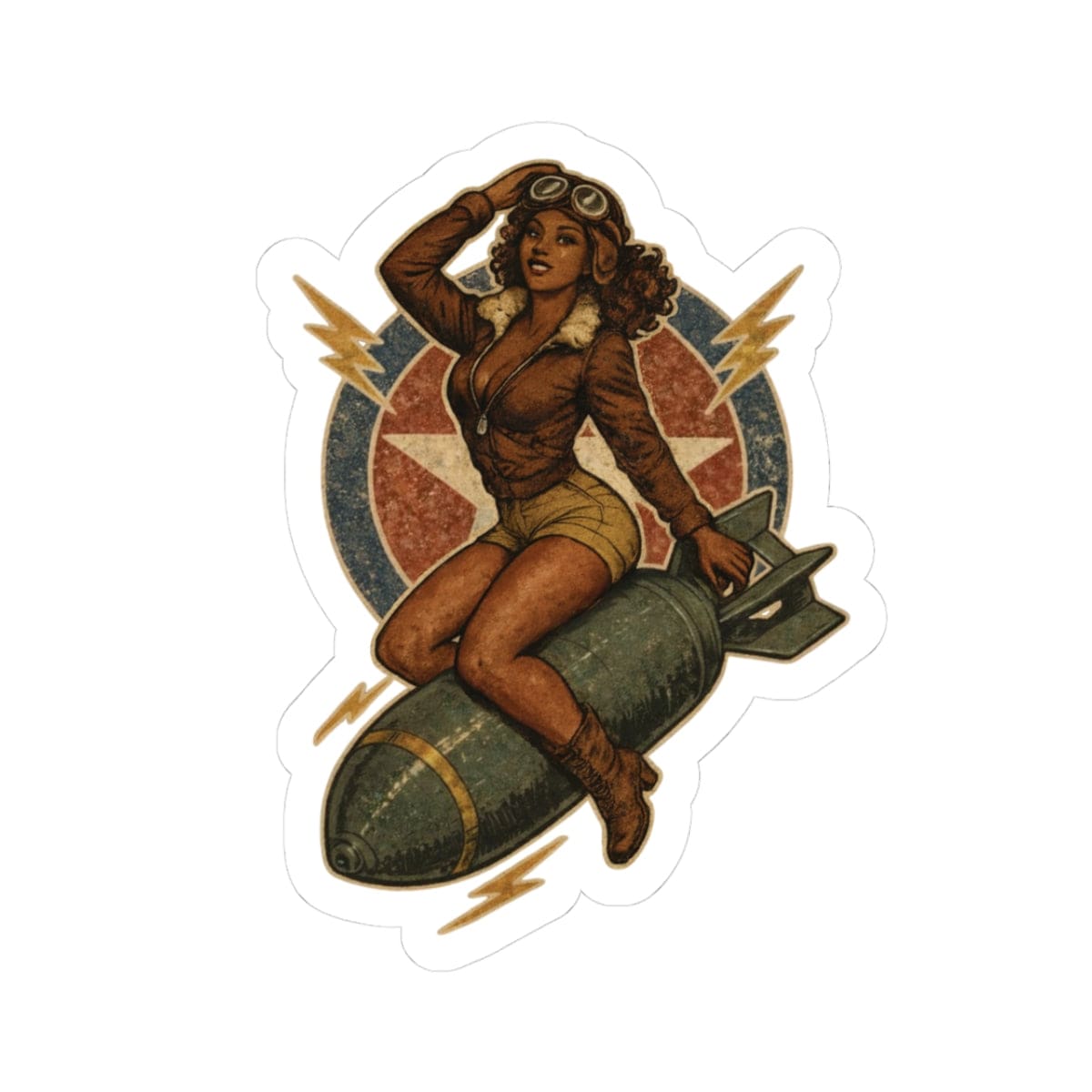 K-Factor Supply Co Bombs Away Mk 2 Sticker 3" × 3"