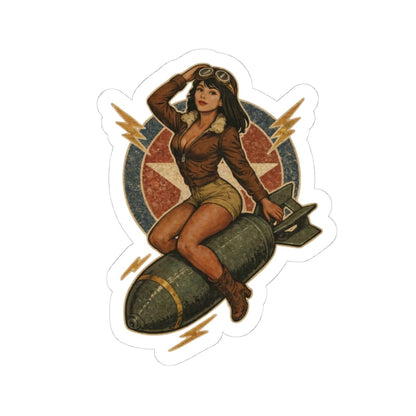 K-Factor Supply Co Bombs Away Mk 5 Sticker 4" × 4"