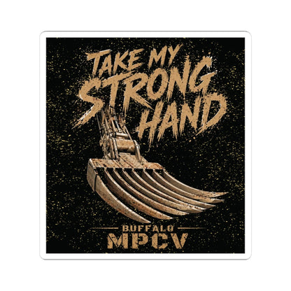 K-Factor Supply Co Buffalo - Strong Hand Sticker 4" × 4"