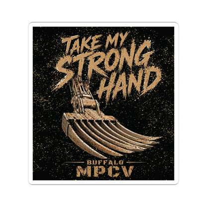 K-Factor Supply Co Buffalo - Strong Hand Sticker 6" × 6"
