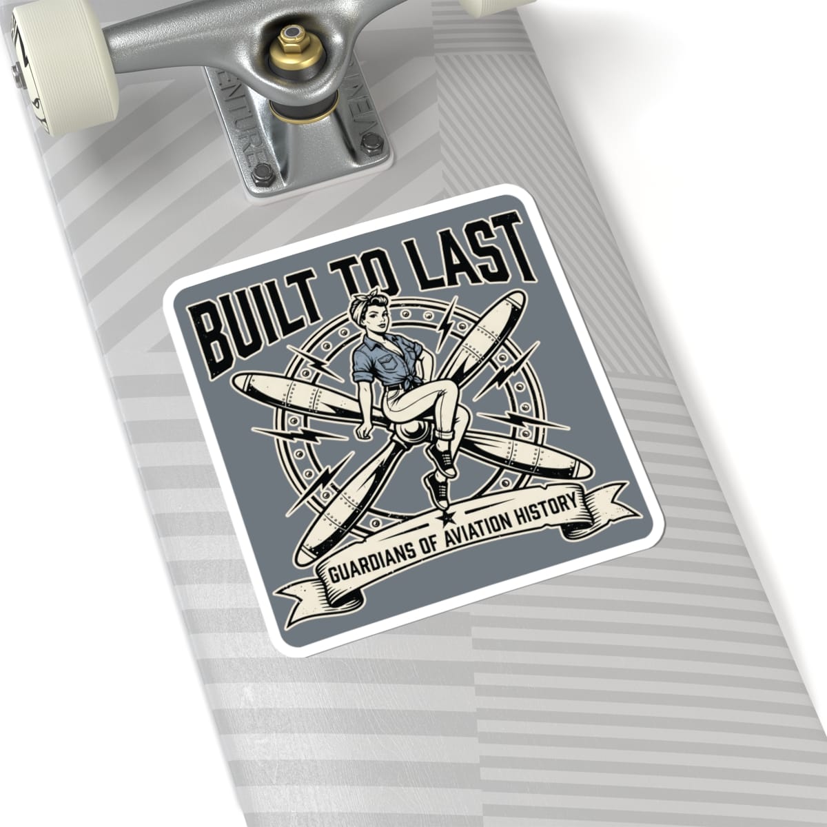 K-Factor Supply Co Built to Last Sticker