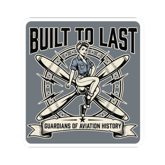 K-Factor Supply Co Built to Last Sticker 2" × 2"