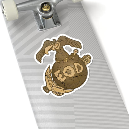 K-Factor Supply Co Buzzard Bomb and Pick (Distressed) Sticker