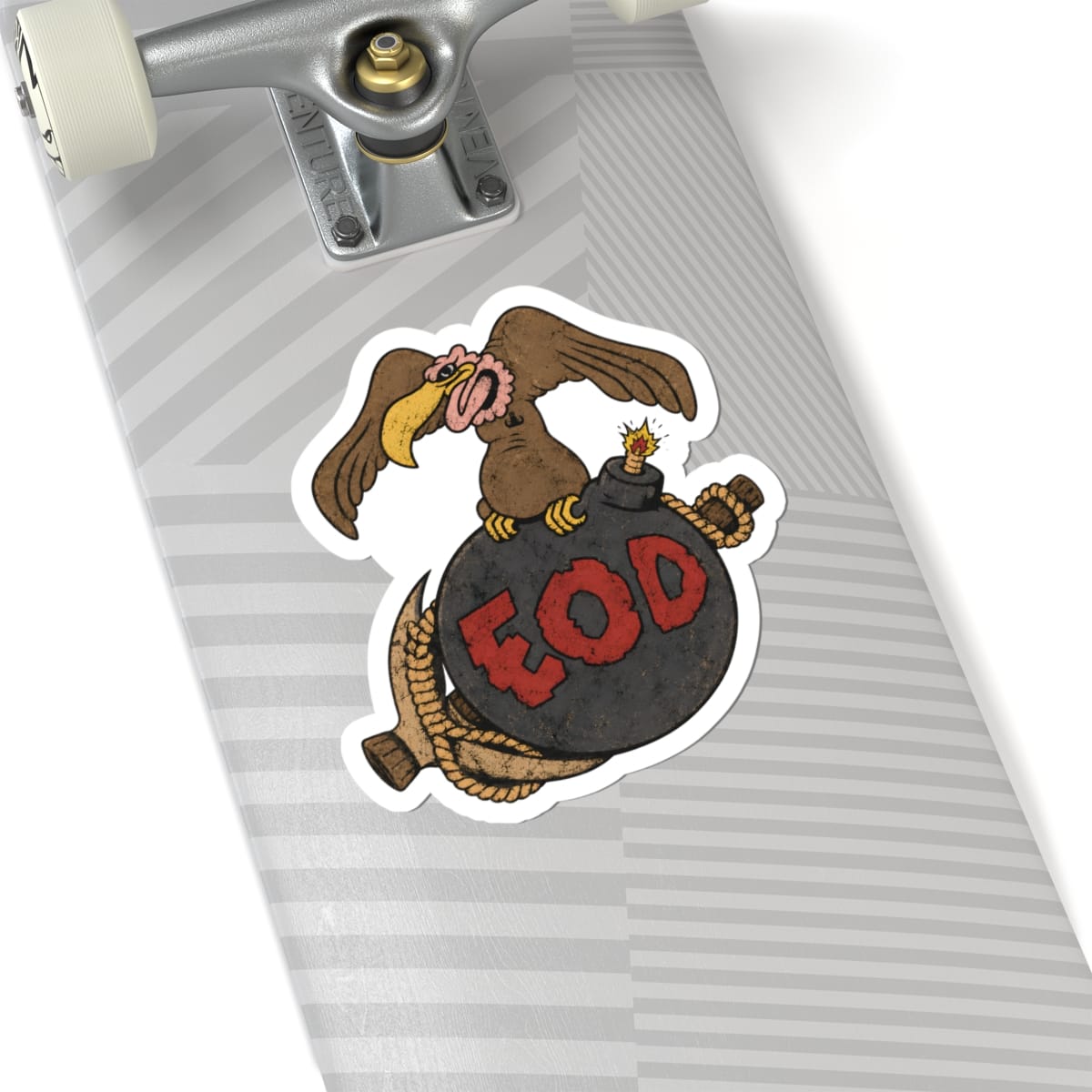 K-Factor Supply Co Buzzard Bomb and Pick (Full Color) Sticker