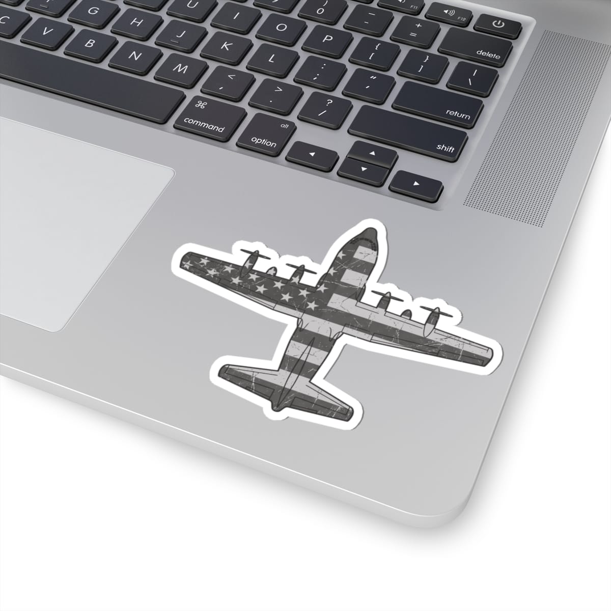 K-Factor Supply Co C-130 Top-Down Flag (Subdued) Sticker