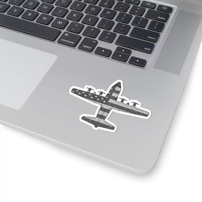 K-Factor Supply Co C-130 Top-Down Flag (Subdued) Sticker