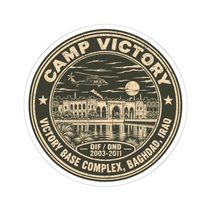 K-Factor Supply Co Camp Victory Icon Mk 2 Sticker 6" × 6"
