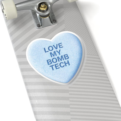 K-Factor Supply Co Candy Heart (Blue) Sticker