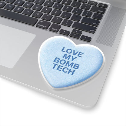 K-Factor Supply Co Candy Heart (Blue) Sticker