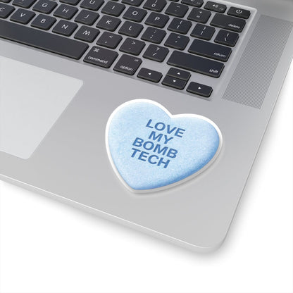 K-Factor Supply Co Candy Heart (Blue) Sticker