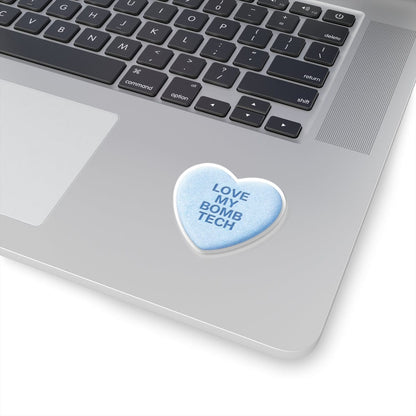 K-Factor Supply Co Candy Heart (Blue) Sticker