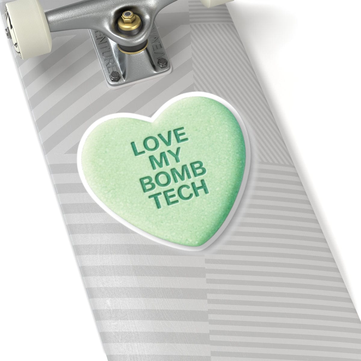 K-Factor Supply Co Candy Heart (Green) Sticker