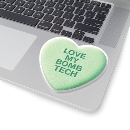 K-Factor Supply Co Candy Heart (Green) Sticker