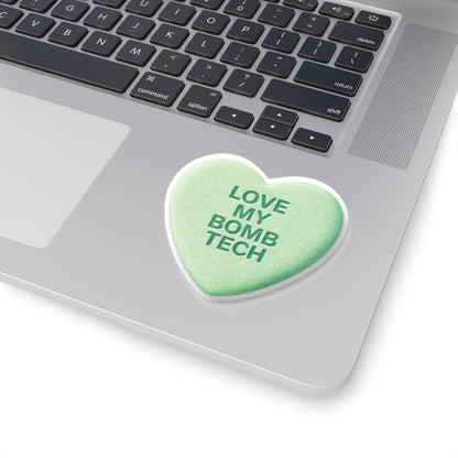 K-Factor Supply Co Candy Heart (Green) Sticker