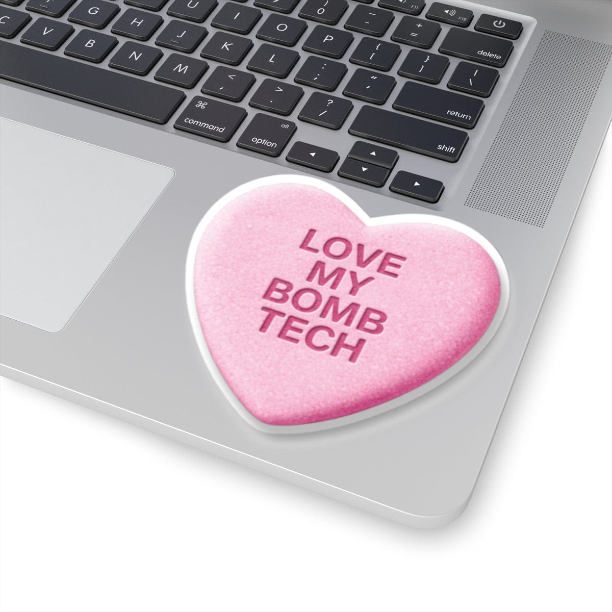 K-Factor Supply Co Candy Heart (Pink) Sticker