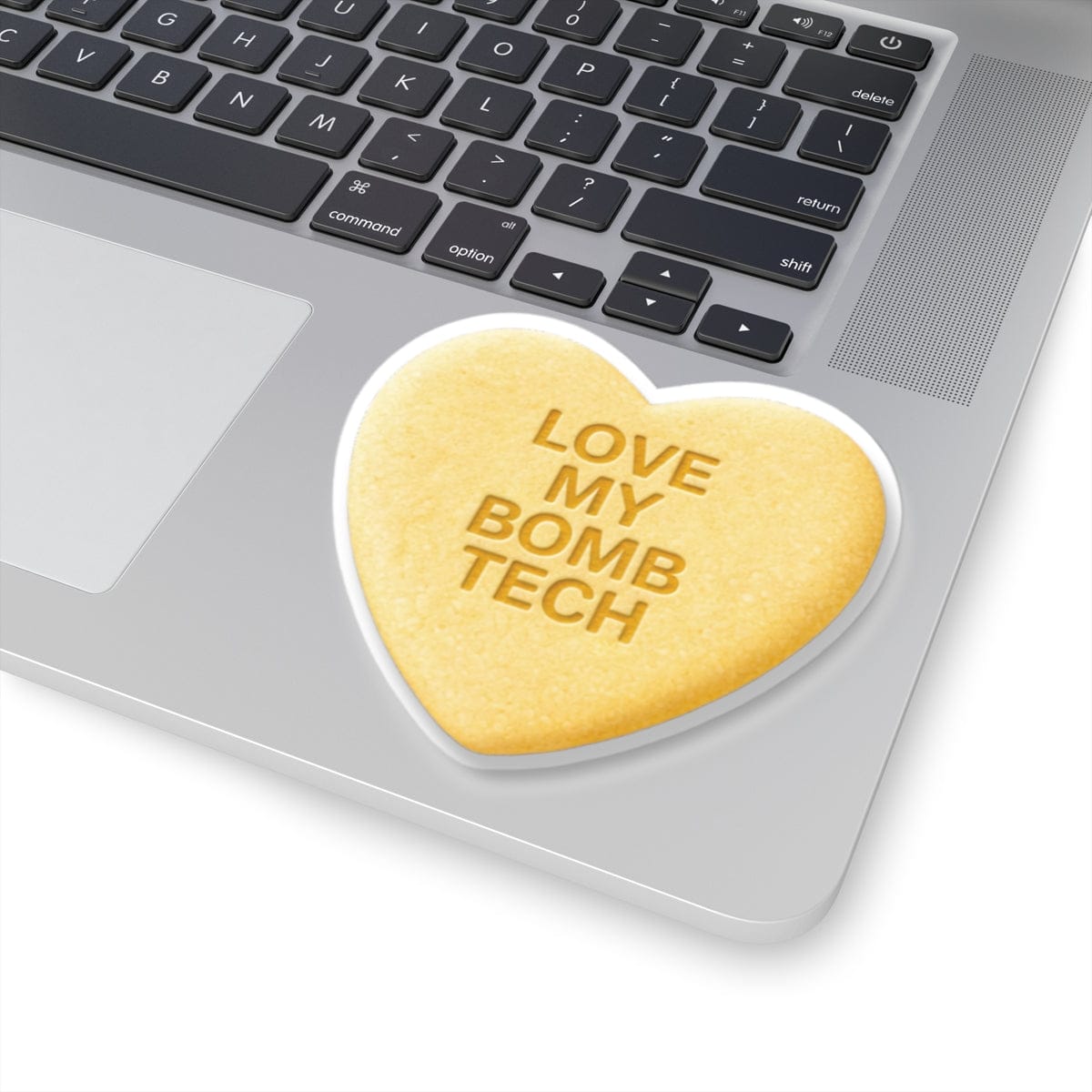 K-Factor Supply Co Candy Heart (Yellow) Sticker