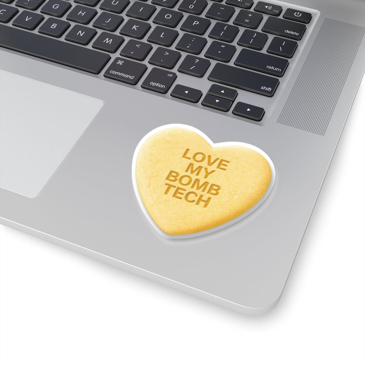 K-Factor Supply Co Candy Heart (Yellow) Sticker