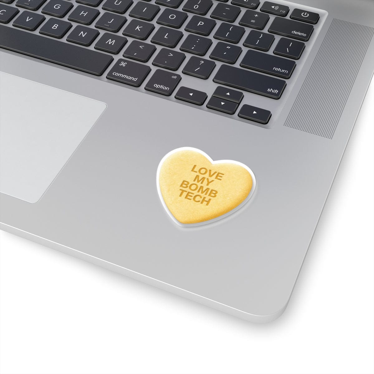 K-Factor Supply Co Candy Heart (Yellow) Sticker