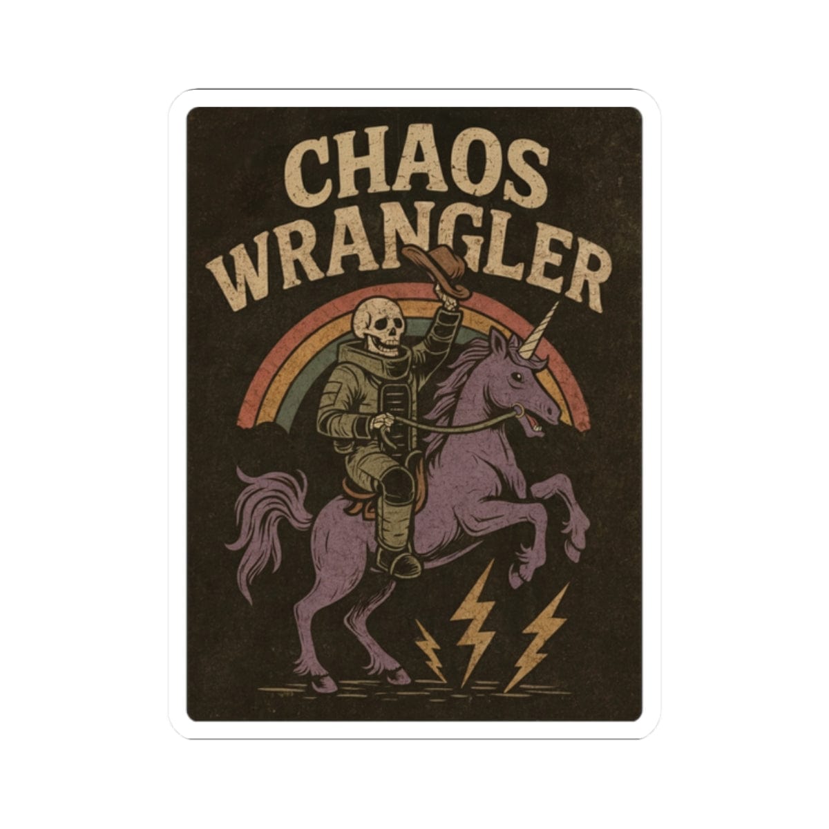 K-Factor Supply Co Chaos Wrangler Sticker 2" × 2"