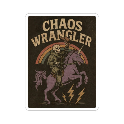 K-Factor Supply Co Chaos Wrangler Sticker 6" × 6"
