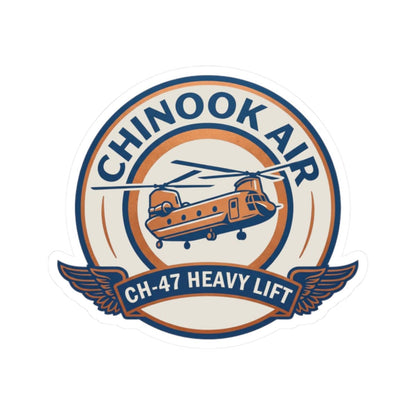 K-Factor Supply Co Chinook Air Icon Sticker 2" × 2"