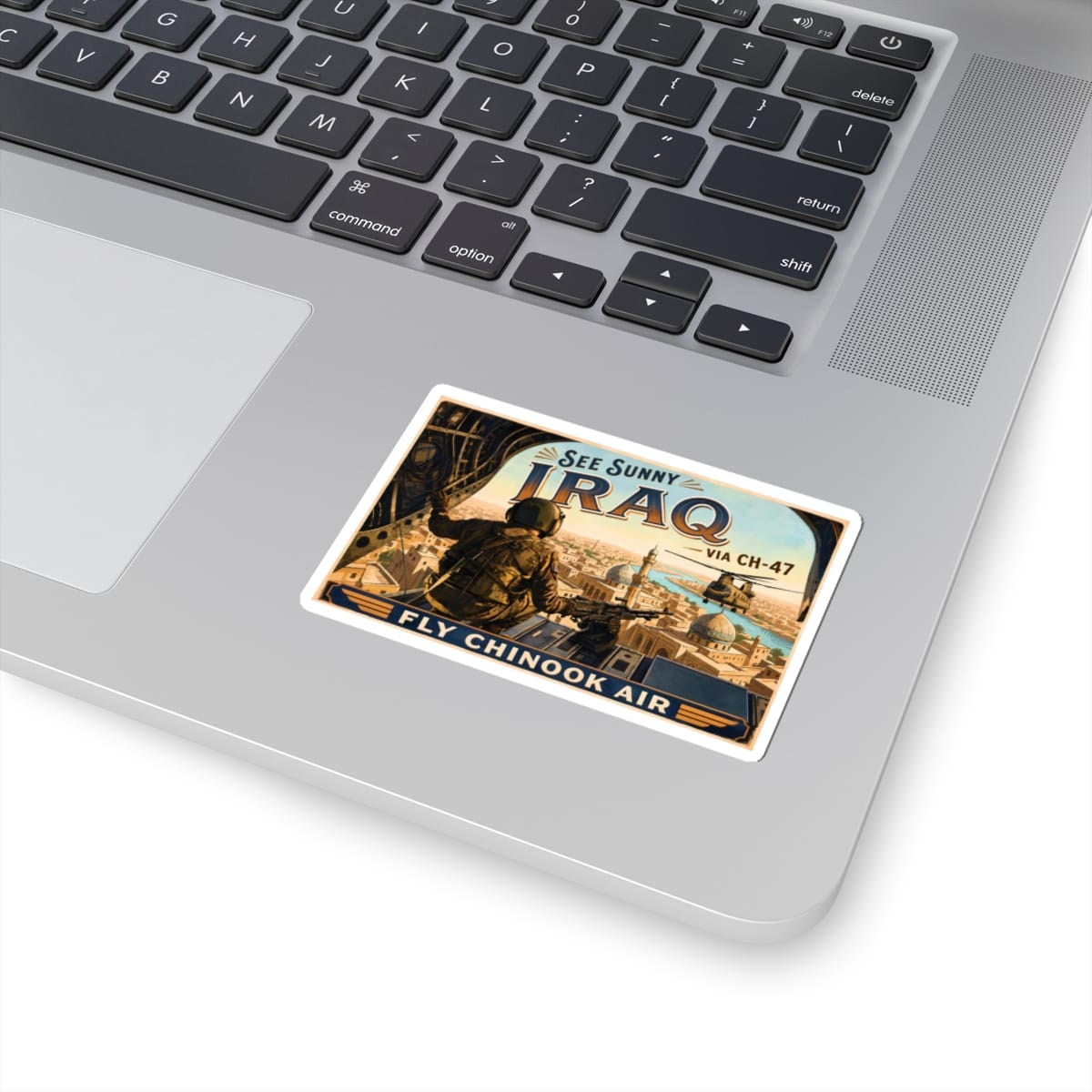 K-Factor Supply Co Chinook Air - Iraq Sticker