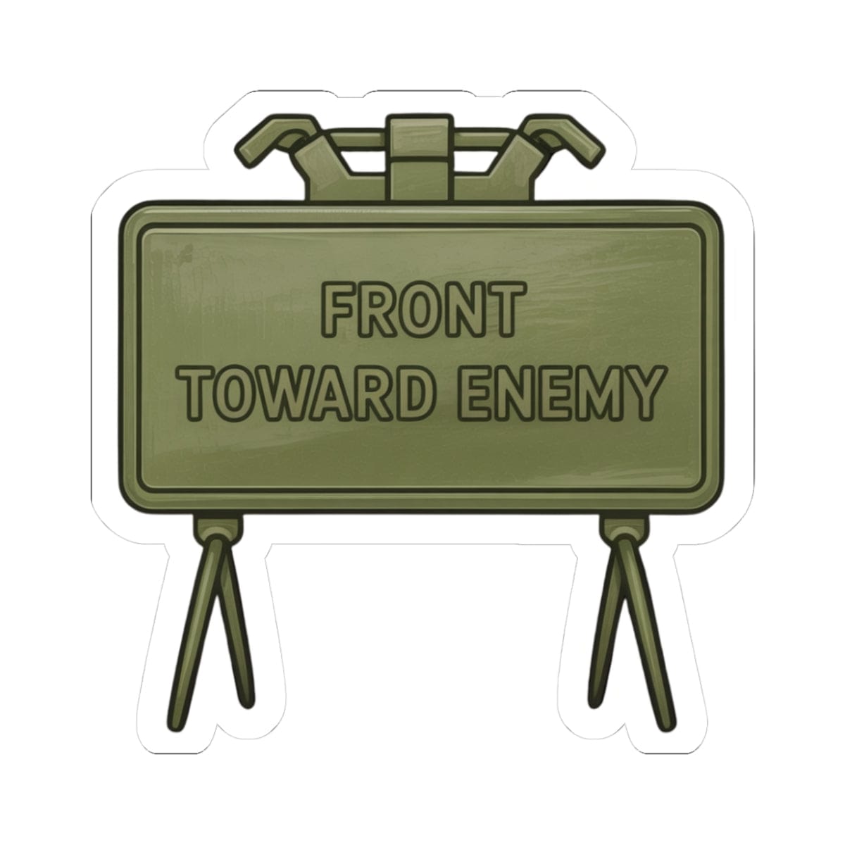 K-Factor Supply Co Claymore Sticker 3" × 3"