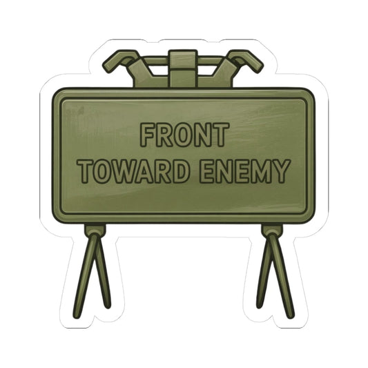 K-Factor Supply Co Claymore Sticker 6" × 6"