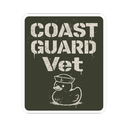 K-Factor Supply Co Coast Guard Vet Sticker 3" × 3"