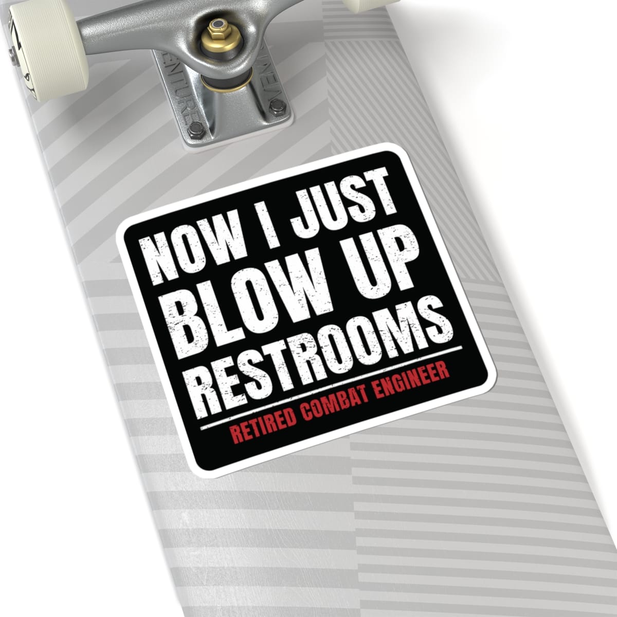 K-Factor Supply Co Combat Engineer - Restrooms Sticker
