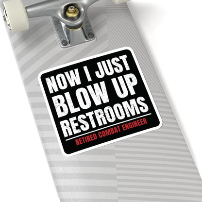 K-Factor Supply Co Combat Engineer - Restrooms Sticker