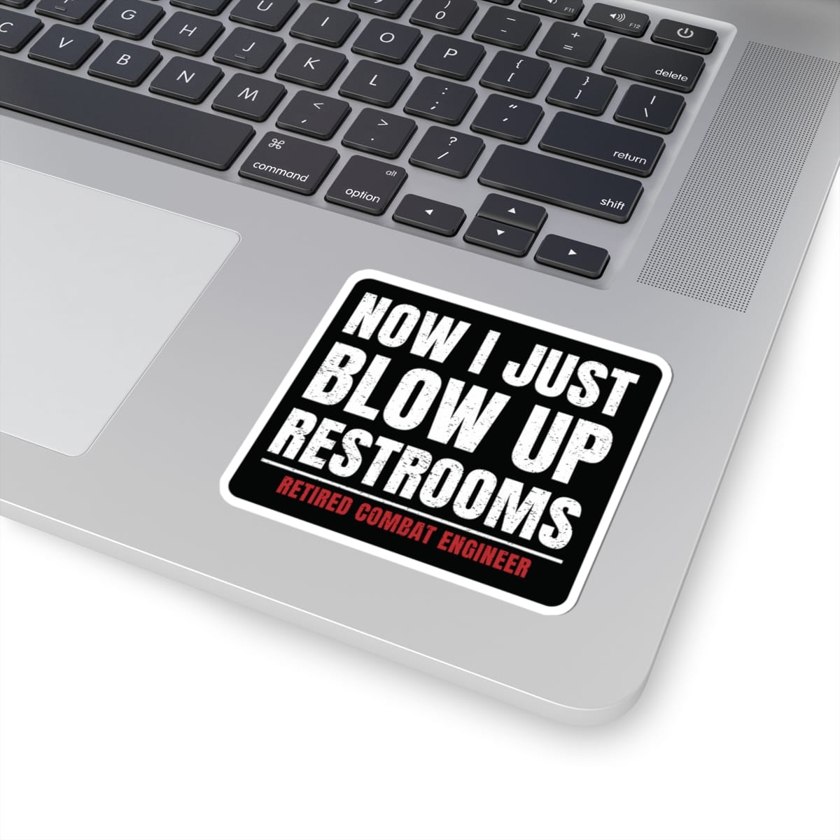 K-Factor Supply Co Combat Engineer - Restrooms Sticker