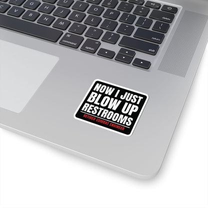 K-Factor Supply Co Combat Engineer - Restrooms Sticker