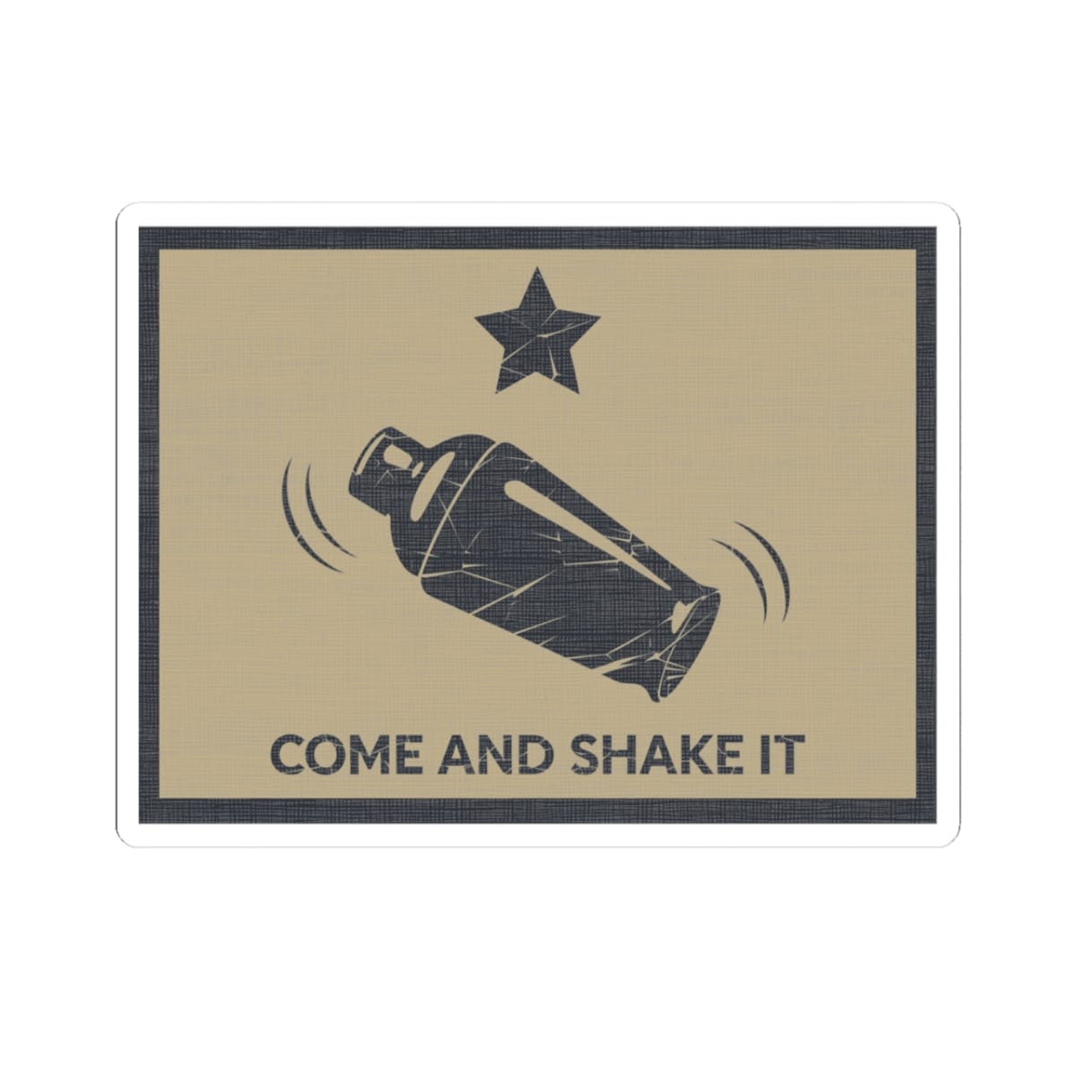 K-Factor Supply Co Come and Shake It Mk 1 Sticker 3" × 3"