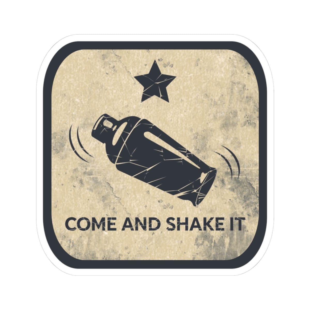 K-Factor Supply Co Come and Shake It Mk 2 Sticker 3" × 3"