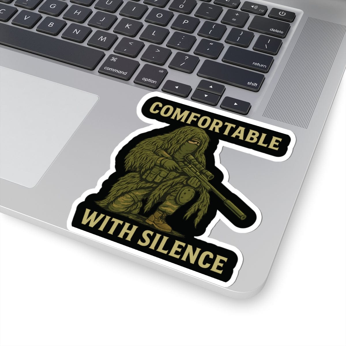 K-Factor Supply Co Comfortable with Silence Sticker